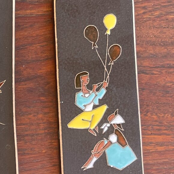 Mid Century West Germany Ruscha Set of 3 Ceramic Wall Plates - Rare c1960s - Picture 4 of 4